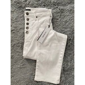 True Religion Starr Mid Rise Cropped Jeans